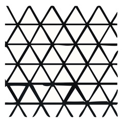 Fototapeta premium Vector illustrations seamless pattern. Geometric natural wallpaper print, spring season nature backdrop texture with flowers.