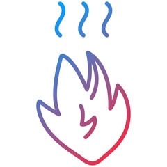 Fire Line Icon Style