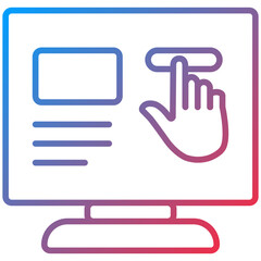 Subscription Line Icon Style