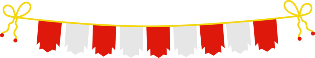 Red And White Pennant