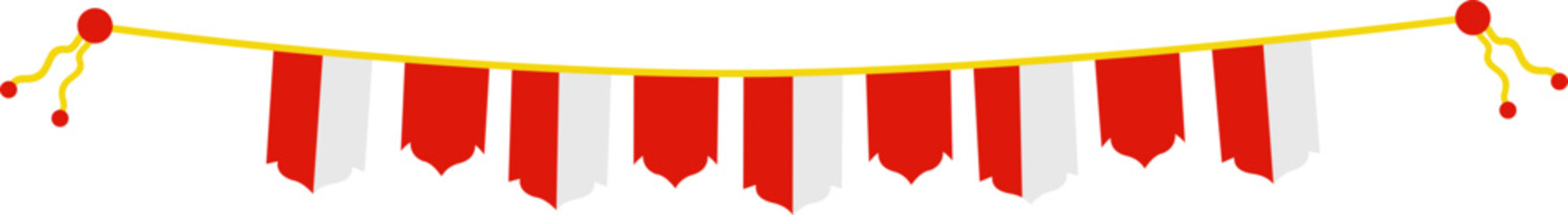 Red And White Pennant