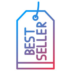Best Seller Line Icon Style