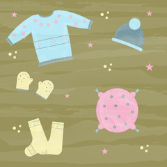 Knitted goods, handicrafts