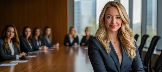 Portrait of Businesswoman in Teamwork and Partnership for Startup, Education, and Career Leadership