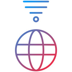 Internet Line Icon Style