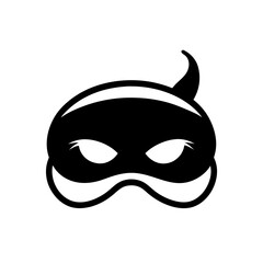 Cartoon devil mask halloween