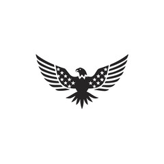 American eagle patriotic logo