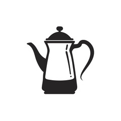 Vintage coffee pot illustration
