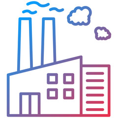 Factory Line Icon Style