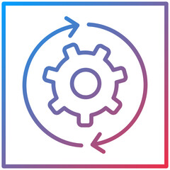 Automation Line Icon Style