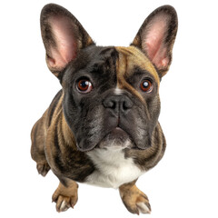 Fototapeta premium French Bulldog Isolated on Transparent Background