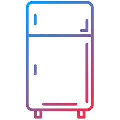 Fridge Line Icon Style