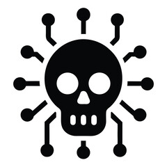 Obraz premium a simple silhouette icon in dark blue depicting