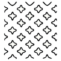 Vector illustrations seamless pattern.  Geometric natural wallpaper print, spring season nature backdrop texture with flowers.