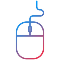 Mouse Line Icon Style
