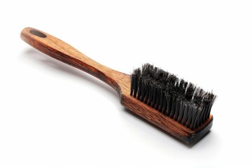 Brushing Up on Grill Maintenance: The Essential Grill Brush Isolated On White Background.