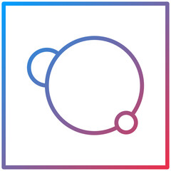 Calcium Line Icon Style