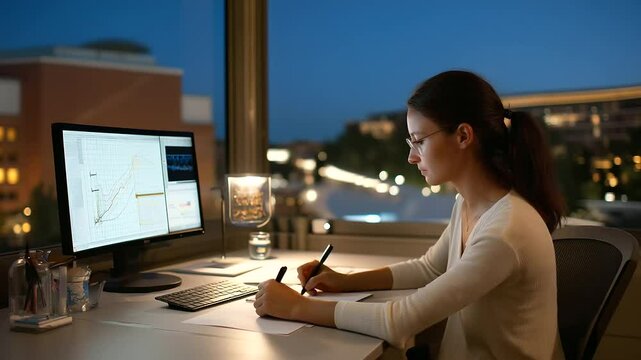 Researchers simulating hypersonic trajectories in a calm office