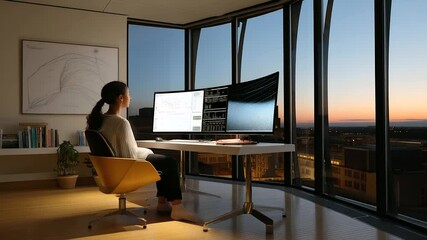 Simulating Hypersonic Trajectories in a Calm Dusk Office Environment