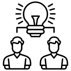 Brainstorm Icon Icon