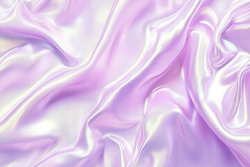 Obraz premium Elegant folds of soft, iridescent, pastel silk.