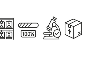 Creating symbols that represent queue, control, inspection, and dispatch in manufacturing