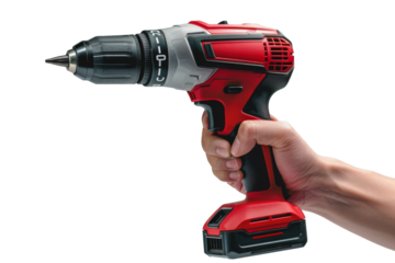 Power and Precision: Exploring Impact Drivers for Every Task Isolated On White Background.
