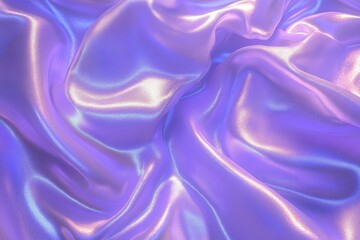 Obraz premium Elegant, iridescent fabric folds in pastel hues.