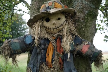 Obraz premium scarecrow in the garden