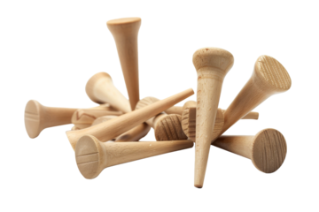 Choosing the Right Kicking Tee Isolated On White Background.