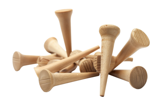 Choosing the Right Kicking Tee Isolated On White Background.