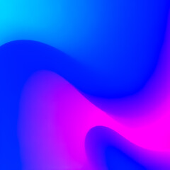 Vibrant Neon Gradient Abstract Background in Blue and Pink