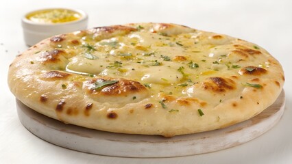 Amritsari Kulcha Bread Glazed with Butter Perfection