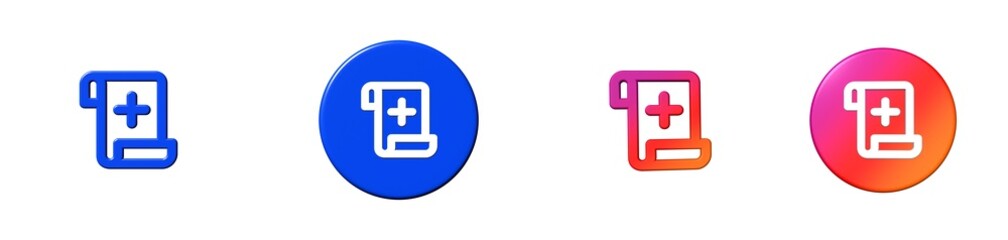 add file and folders 3D icon