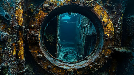 Exploring a Sunken Shipwreck: Underwater Wonders