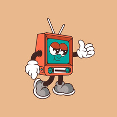 Retro character design from good television