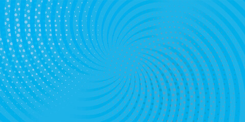 Comic background. Pop art texture. Starburst cartoon style. Anime design with explosion effect for print. Fun dot pattern. Blue backdrop with halftone gradient.