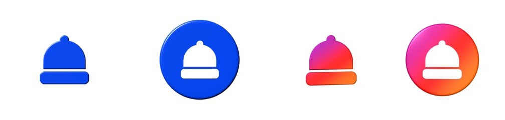 beanie money shopping 3D icon