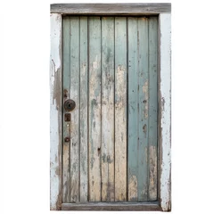 Papier peint photo Vielles portes old wooden door with lock  © Visoth