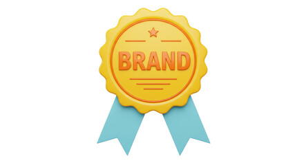 Isolated Brand Medal