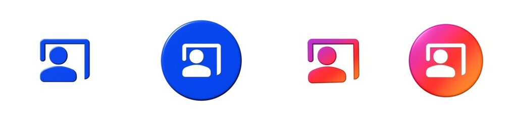 co present communication 3D icon