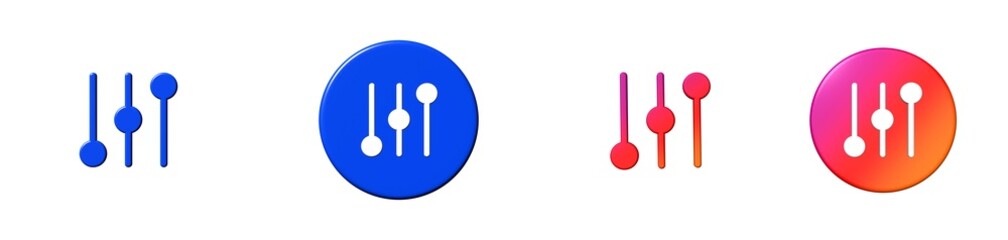 controls essential compilation 3D icon