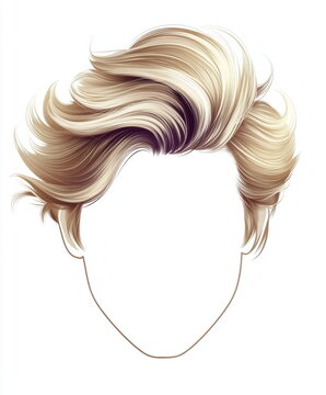 Blonde hair, male undercut hairstyle icon