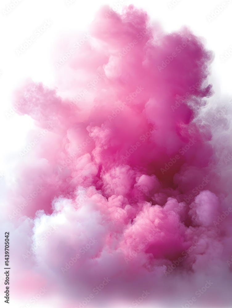 Poster dynamic magenta smoke explosion studio setting high-resolution image artistic environment close-up v