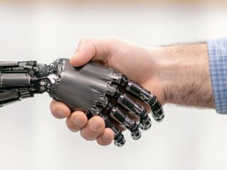 Handshake with a robot