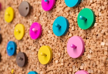 Spinning multicolored plastic pieces creating dynamic, vibrant patterns that shift and change with motion.
