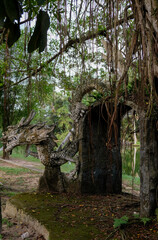 One of interesting statue at Alam Mayang Park, Pekanbaru