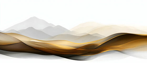 Abstract Mountain Landscape (5)