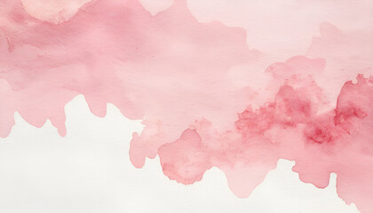 Obraz premium Soft, flowing watercolor washes of pale pink and rose