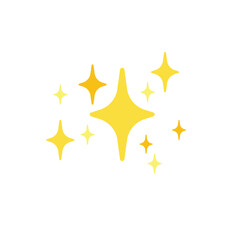 sparkles sparks glitter star shine emoji vector symbol sign icon illustration